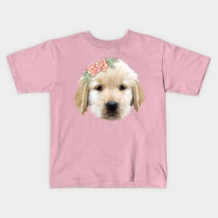 Baby Golden Dog Kids T-Shirt